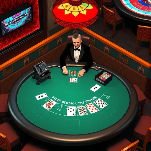 Mesa de Blackjack ao Vivo